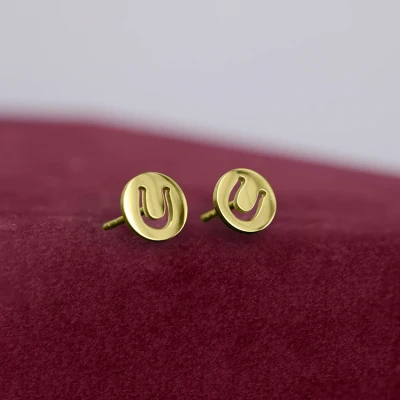 Abbildung von Ponytail&amp;Co Ohrringe Hufeisen Gold