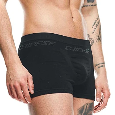 Abbildung von Dainese Herren Quick Dry Boxer Boxershorts, Schwarz, M