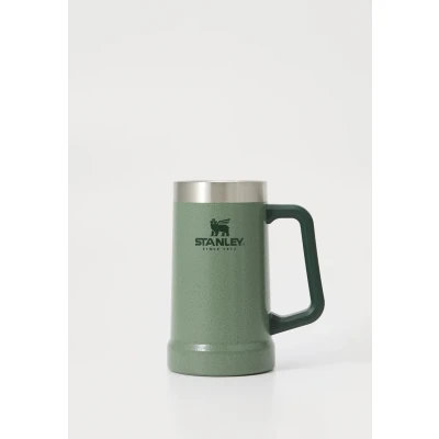 Abbildung von Stanley Adventure Vacuum Stein 709 ml Thermobecher mit Henkel Hält Bier für 7 Stunden Kalt Vintage Inspirierte Bierkrug Spülmaschinenfest Hammertone Green
