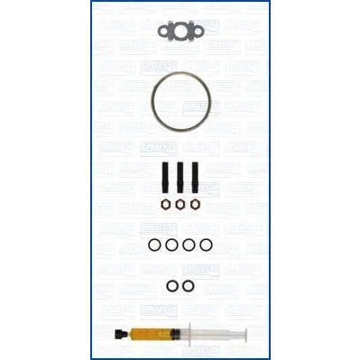 Abbildung von AJUSA JTC12339 Montagesatz, Lader with studs, syringe oil mit Dichtungen Montageanleitung
