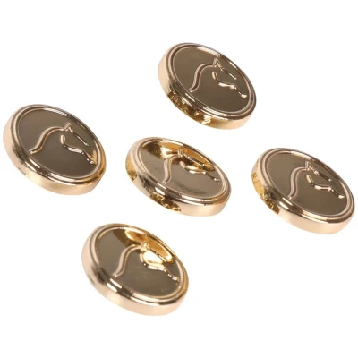 Abbildung von Harry&#039;s Horse Knöpfe Metallic Gold One Size