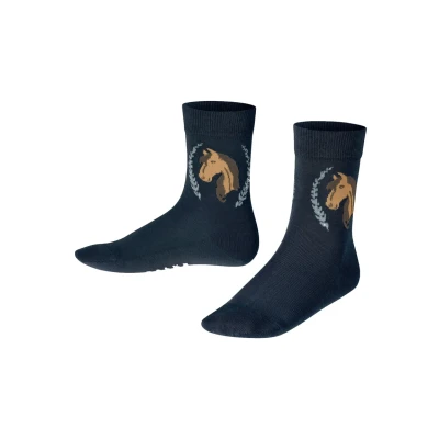 Abbildung von Falke Horse WITH Pattern Socken für Kinder, Größe: 23/26, Marine