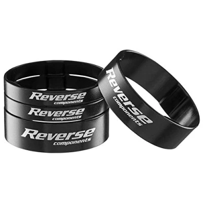 Abbildung von Reverse Gabelschaft Spacer Set Ultra Light Alu 1 1/8 schwarz