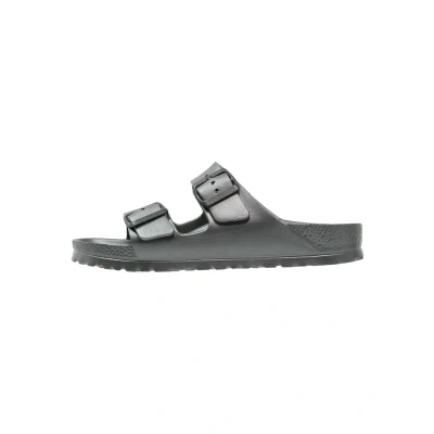 Abbildung von Birkenstock Damen ARIZONA EVA Sandalen, Grau (Metallic Anthracite), 39 EU