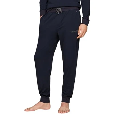 Abbildung von Tommy Hilfiger Track PANT Nachtwäsche Hose, Herren, Größe: Large, Desert sky