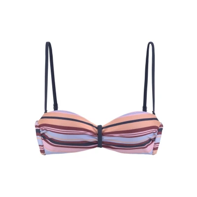 Abbildung von s.Oliver Bikinitop, Damen, Größe: 42xB, Navy rose gesteift