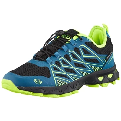 Abbildung von Brütting Unisex Mission Walkingschuhe, Petrol/schwarz/Lemon, 41 EU