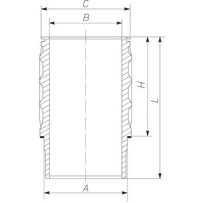 Abbildung von Zylinderlaufbuchse MAHLE 061 WN 27 01