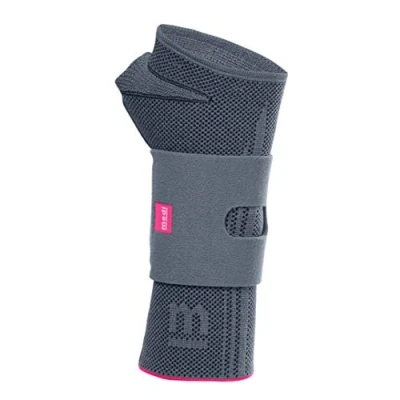 Abbildung von medi Manumed active Handgelenkbandage rechts silber Größe III Kompressionsbandage zur Stabilisierung des Handgelenks