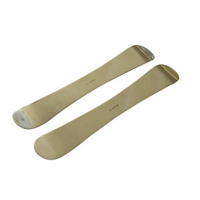 Abbildung von 2x Gipsspatel/Anrührspatel, 20 cm, 1A Qualität, Spatel aus Vollmetall Kosmetik Cremespatel Salbenspatel