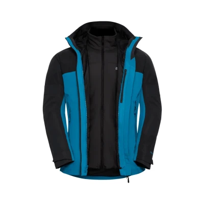 Abbildung von Jack Wolfskin WILD Places 3IN1 Hardshelljacke, Herren, Größe: XL, Aurora blue