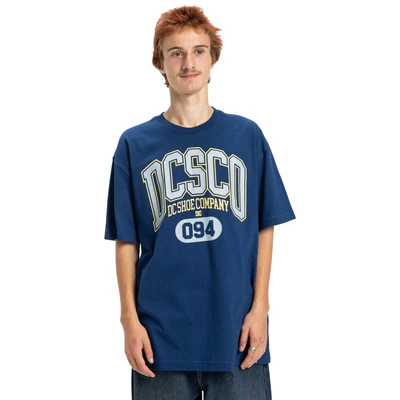 Abbildung von DC Shoes Tshirt print, Herren, Größe: XS, Bsw estate blue