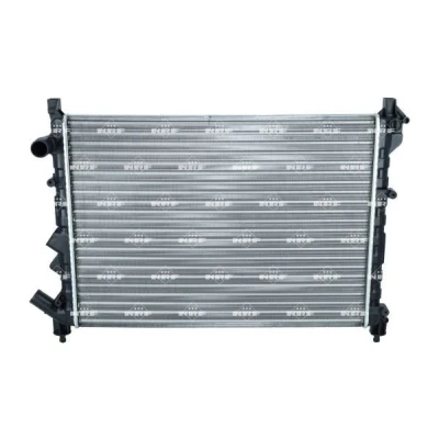 Abbildung von NRF 58943A Kühler, Motorkühlung Aluminium 560 415 23 FULL KIT Kühlrippen mechanisch gefügt RENAULT: ESPACE 3, LAGUNA 1
