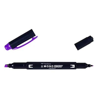 Abbildung von Tombow WA TC97 Textmarker MONO edge mit Keil und Rundspitze purple, 180 x 10 2 cm