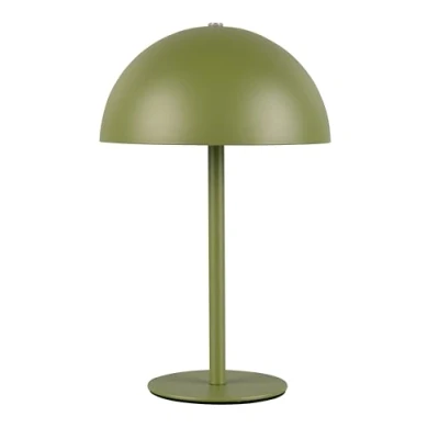 Abbildung von Reality Leuchten LED Akku Tischleuchte Munoz R54891115, Metall Grün matt, inkl. 1.3 Watt LED, 4 fach Touch