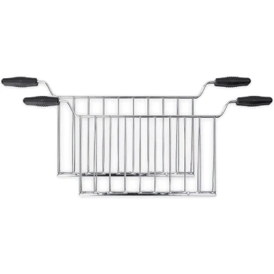 Abbildung von SMEG, 2 Zangen für Toaster TSSR02, Gitter und Boden aus Stahl, Griffe hochtemperaturbeständigem Kunststoff, kompatibel mit SMEG TSF02, 434 x 32 173 mm