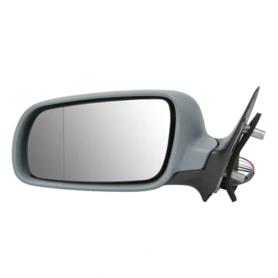 Abbildung von Außenspiegel Alkar 6139521 links grundiert elektrisch beheizbar, großes Spiegelgehäuse, asphärisch für Linkslenker SKODA: Octavia I Hatchback