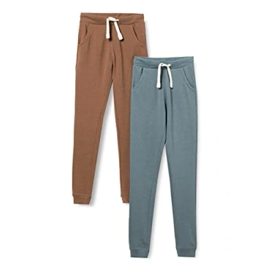 Abbildung von Minymo Basic 36SOLID PACK 2 Jogginghose für Kinder, Größe: 140, Toffee