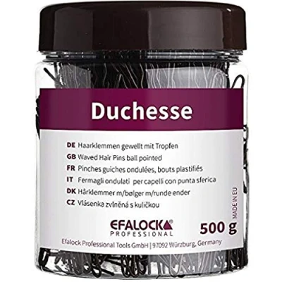 Abbildung von Efalock Professional Duchesse Haarklemmen, 5 cm, 500 g, braun, 1er Pack, (1x 0,5 kg)