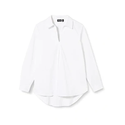 Abbildung von PIECES Women&#039;s PCBEATRICE LS TOP BC Bluse, Bright White, S