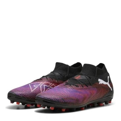 Abbildung von Puma Future 8 PRO MG Fußballschuh Nocken, Herren, Größe: 41, Black/white/glowing red Schuhe