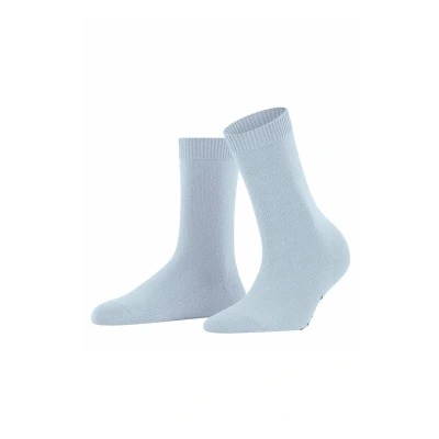 Abbildung von FALKE Damen Cosy Wool W SO Wolle Kaschmir einfarbig 1 Paar Socken, Blau (Light Blue 6594) neu umweltfreundlich, 39 42