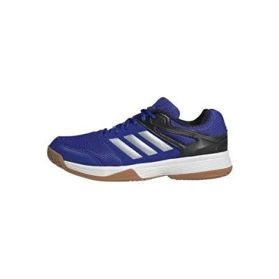 Abbildung von adidas Performance Speedcourt Indoor Trainingsschuh Lucid blue silver metallic gum, Größe: 38 2/3, gum Schuhe