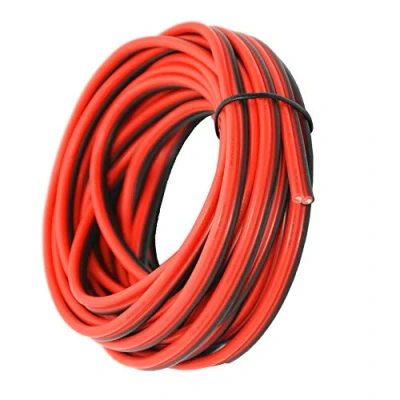 Abbildung von 16 AWG Silikon Elektrokabel 6 Meter [Schwarz 3 m Rot m] 2 Leiter Parallele Drahtleitung Weiche und flexible 1,3 mm² Haken sauerstofffreie Litzen Verzinnter Kupferdraht TUOFENG