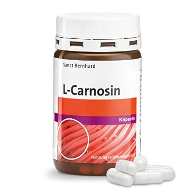 Abbildung von Sanct Bernhard L Carnosin Kapseln Vegan 500mg Aus den Aminosäuren Alanin und Histidin 60