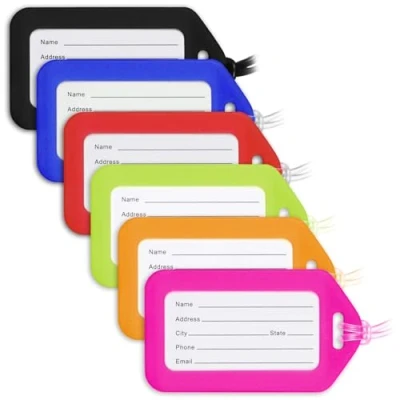 Abbildung von MIFFLIN Gepäckanhänger (Sortiert, 6 PK) für Gepäck, Kofferanhänger Bulk