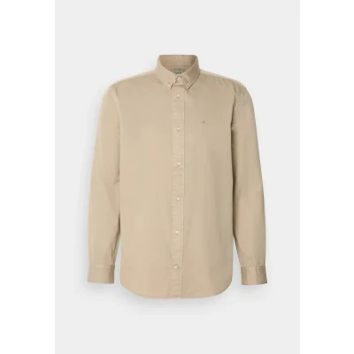 Abbildung von Calvin Klein Garment DYED Shirt Hemd, Herren, Größe: XL, Aluminum