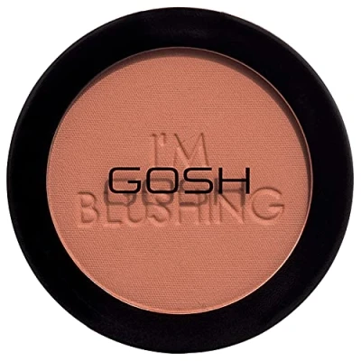 Abbildung von Gosh I’m Blushing Rouge Puder I Powder Blush für betonte Wangen leichte, seidige Formel mattierendes natürliche Make up Looks geeignet alle Hauttypen 100% Vegan 004 Crush