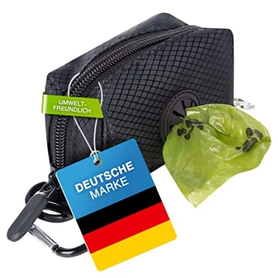 Abbildung von Hundekotbeutel Spender Multifunktions Hunde Gassi Beutel Spender; Halter mit Leinen Befestigung &amp; Karabiner (Kotbeutel Spender)
