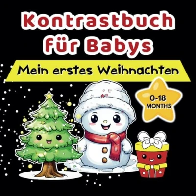 Abbildung von Kontrastbuch fur Babys, Mein erstes Weihnachten (Kontrastbuch für Babys)