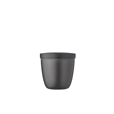 Abbildung von Mepal Snackbox Ellipse Lebensmittelbehälter zum Aufbewahren und Transportieren von Snacks geeignet für Gefrierschrank, Mikrowelle &amp; Spülmaschine 500 ml Nordic Black