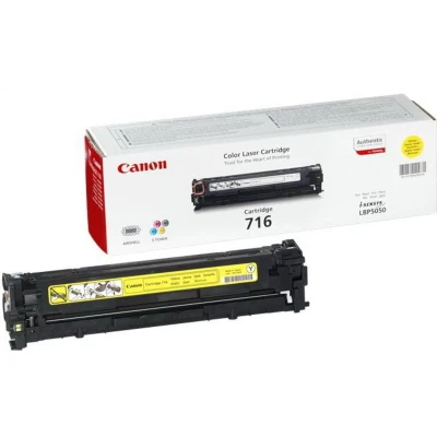 Abbildung von Canon 716 Y original Toner Amarillo für ISensys Laserdrucker, Gelb, 1500 seiten, 1977B002