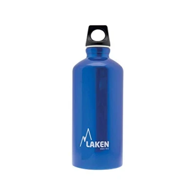Abbildung von Laken Futura Alu Trinkflasche Schmale Öffnung Schraubdeckel mit Schlaufe 0,6L, Blau