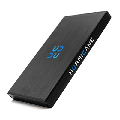 Abbildung von HURRICANE GD25612 Externe Festplatte 1TB Speicher 2,5&quot; USB 3.0 TV PC Ps4 Ps5 Xbox kompatibel mit Windows Mac Linux