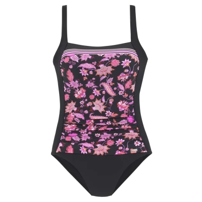 Abbildung von Lascana Badeanzug, Damen, Größe: 38xDD, Schwarz pink
