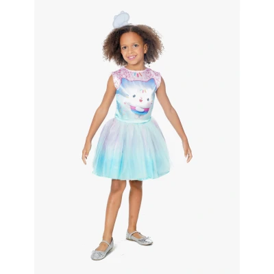 Abbildung von Gabby&#039;s Dollhouse Deluxe Cakey Cat Kostüm mit Haarband