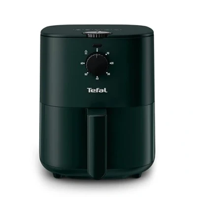 Abbildung von Tefal EY1303 Easy Fry Essential Heißluftfritteuse 3,5 L Fassungsvermögen energiesparend einstellbare Temperaturkontrolle Timer Antihaftbeschichtung kompakt Forest