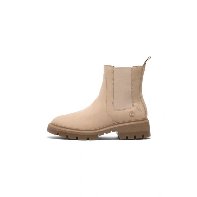 Abbildung von Timberland Chelsea Plateaustiefelette, Damen, Größe: 40, Light beige nubuck Schuhe