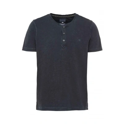 Abbildung von camel active 1/2 ARM Tshirt basic, Herren, Größe: Small, Blue
