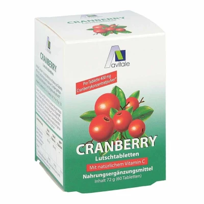 Abbildung von Cranberry Lutschtabletten