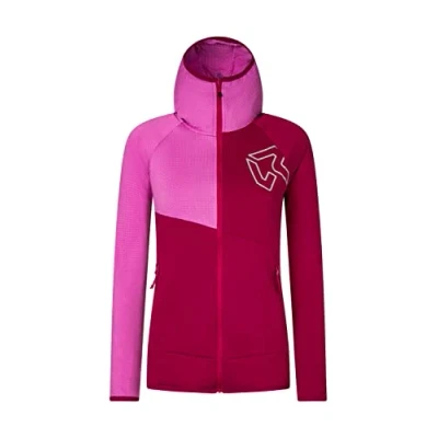 Abbildung von Rock Experience REWC02131 Zebra Hoodie Sweatshirt Women&#039;s 2000 Cherries Jubilee+0834 SUPER PINK L