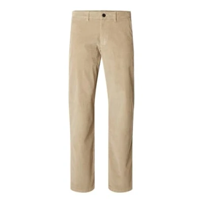 Abbildung von Selected Homme Straight Miles NOOS Chino, Herren, Größe: 31x32, Chinchilla