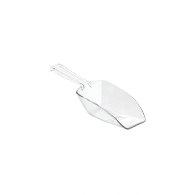 Abbildung von iDesign Messlöffel Set, 8 Stück, kleine aus robustem Kunststoff, Schaufeln für Süßigkeiten, Küche, Speisekammer und Hauswirtschaftsraum, transparent, 31240