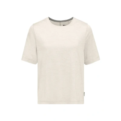 Abbildung von Jack Wolfskin Travel Sport Tshirt, Damen, Größe: XS, Cotton white heather