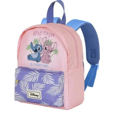 Abbildung von Disney Lilo und Stitch Keep Joy Kindergartenrucksack, Rosa, 22 x 27 cm, Kapazität 5 L