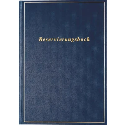 Abbildung von rido/idé Reservierungsbuch (2025), 2 Seiten = 1 Tag, A4, 816 Seiten, Balacron Einband, dunkelblau
